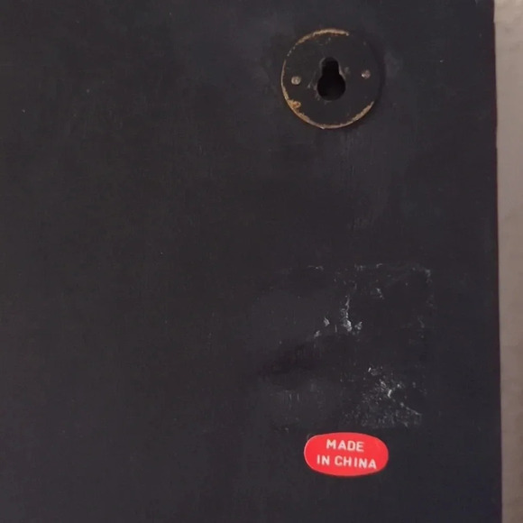 Vintage Style Wood Asian Wall Decor Set of Two - Picture 8 of 9